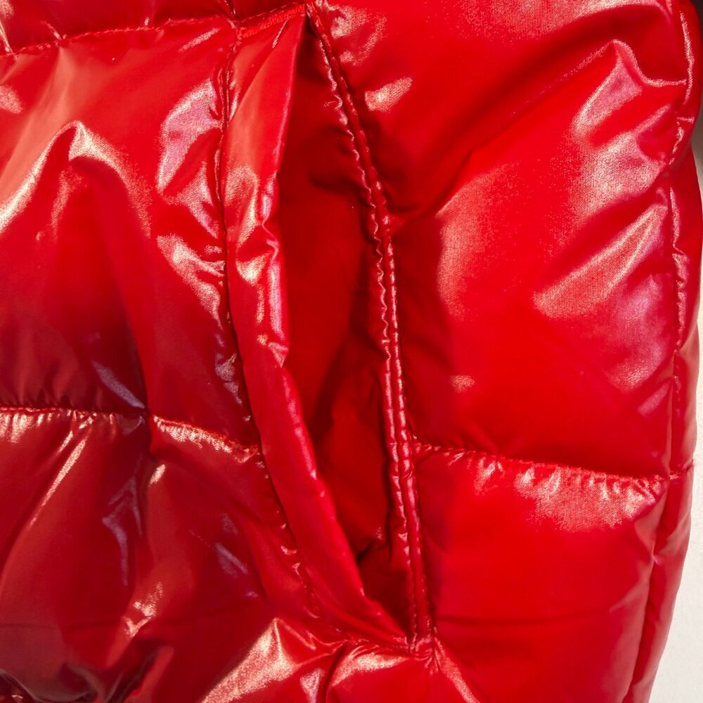 Kids LEVIS Red Hooded Puffer Jacket 6-7 - Picture 9 of 16